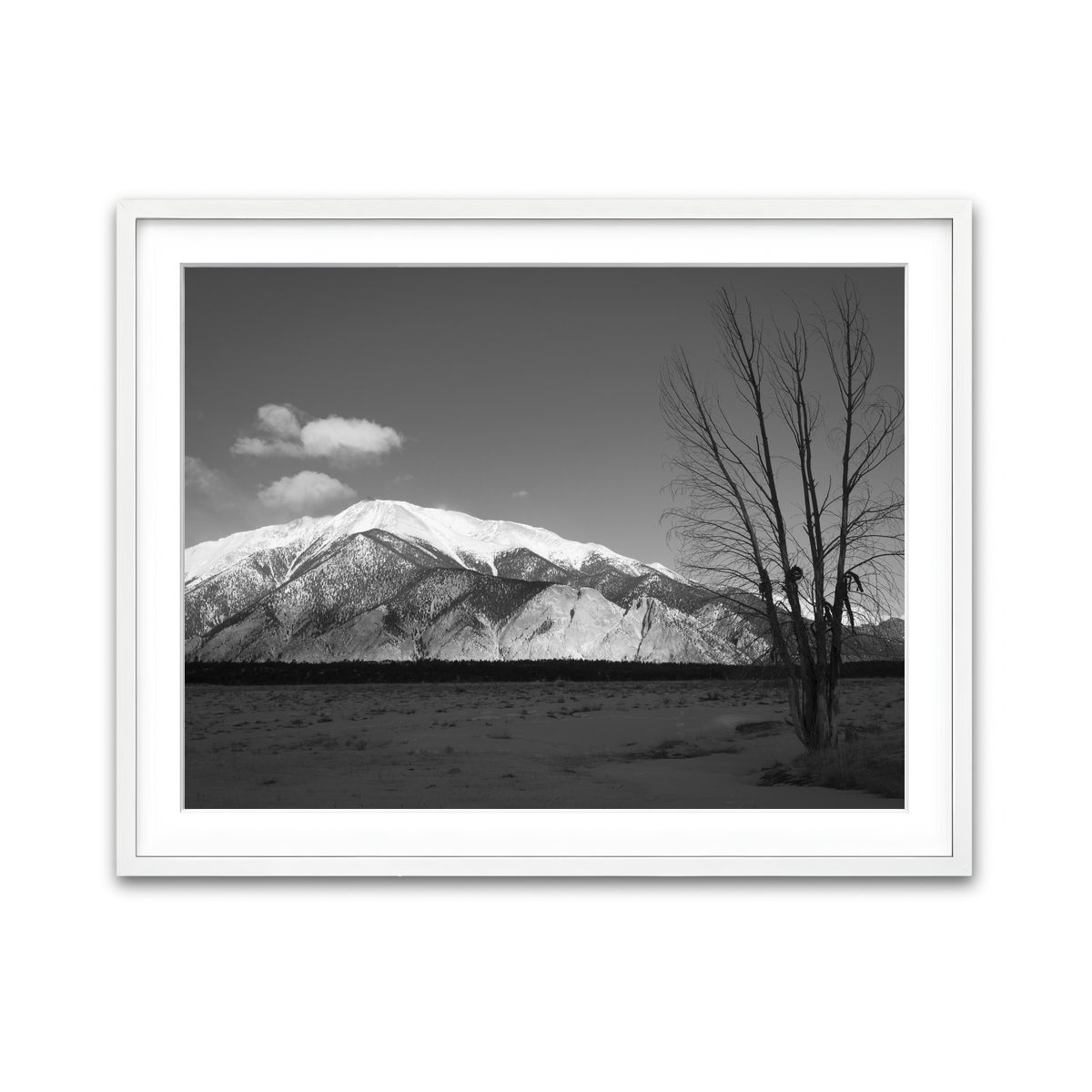 Framed Print 4x3 White