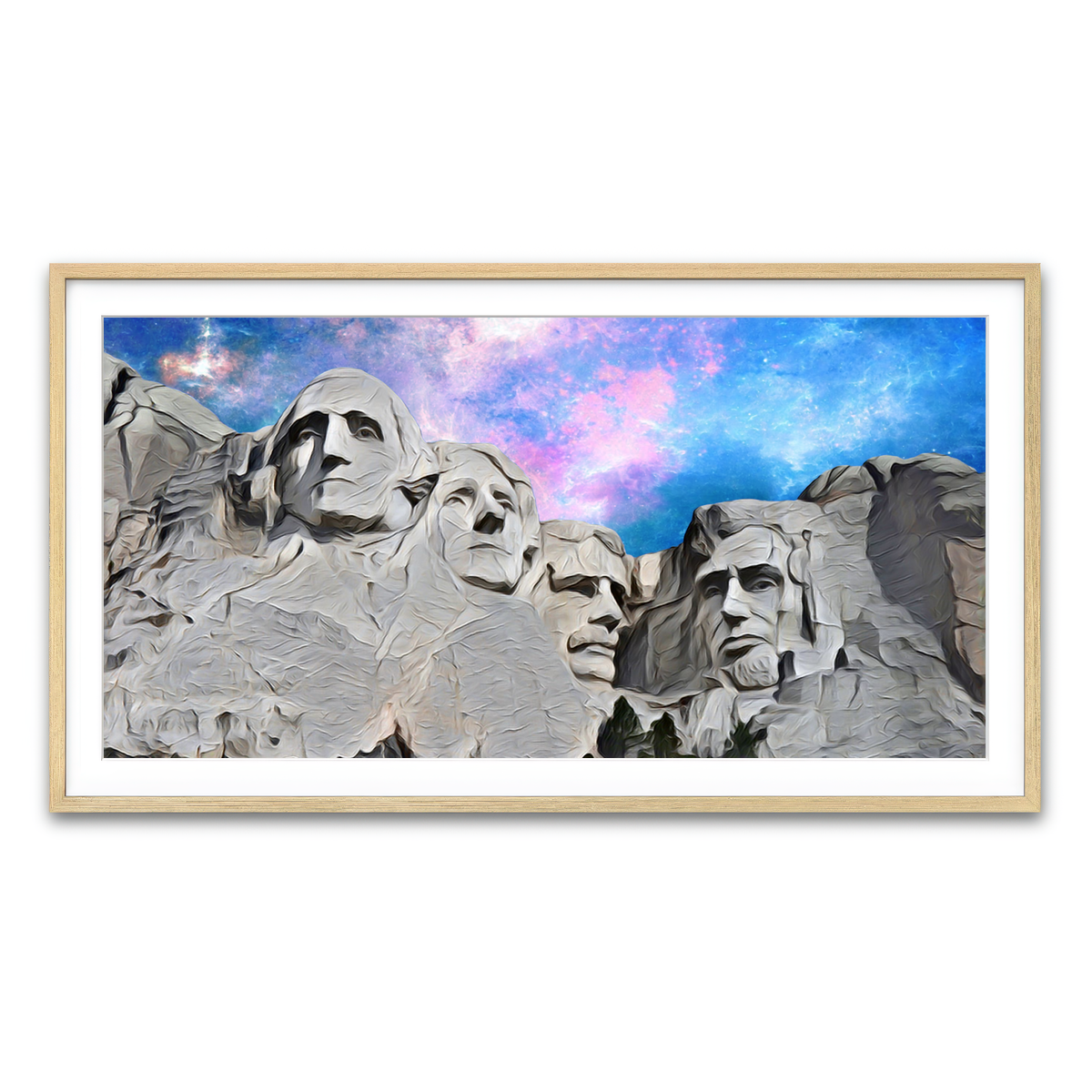 Framed Print 2x1 Natural