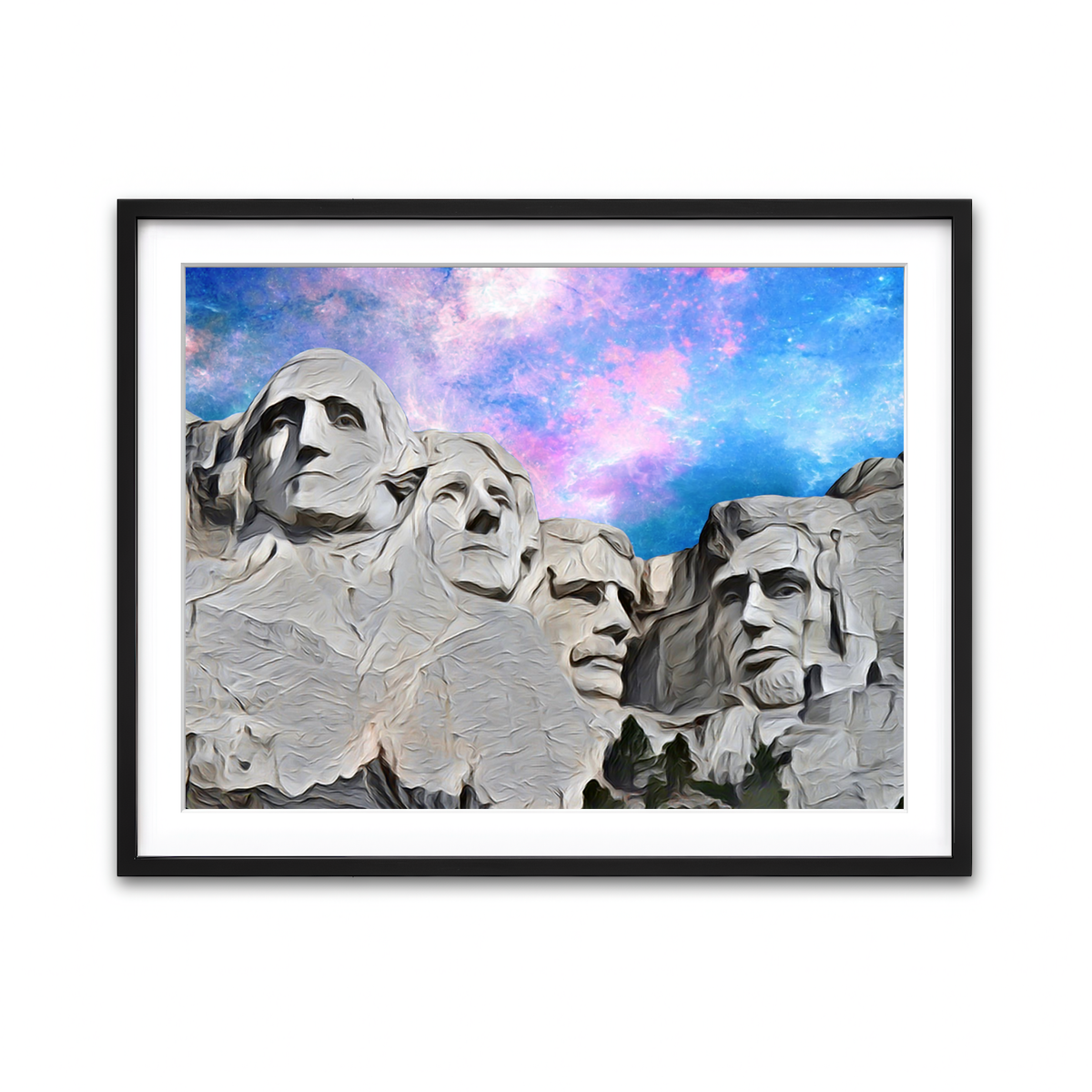 Framed Print 4x3 Black