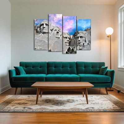 AUTO-MOCKUP ROOM | Mount Rushmore Abstract