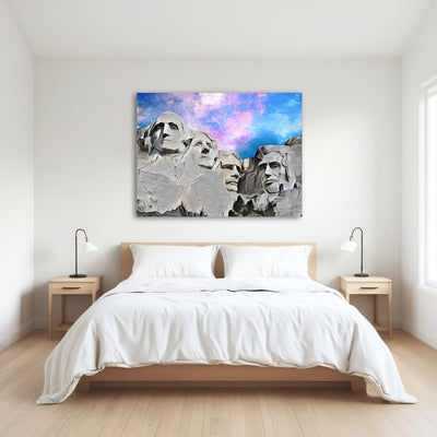 AUTO-MOCKUP ROOM | Mount Rushmore Abstract