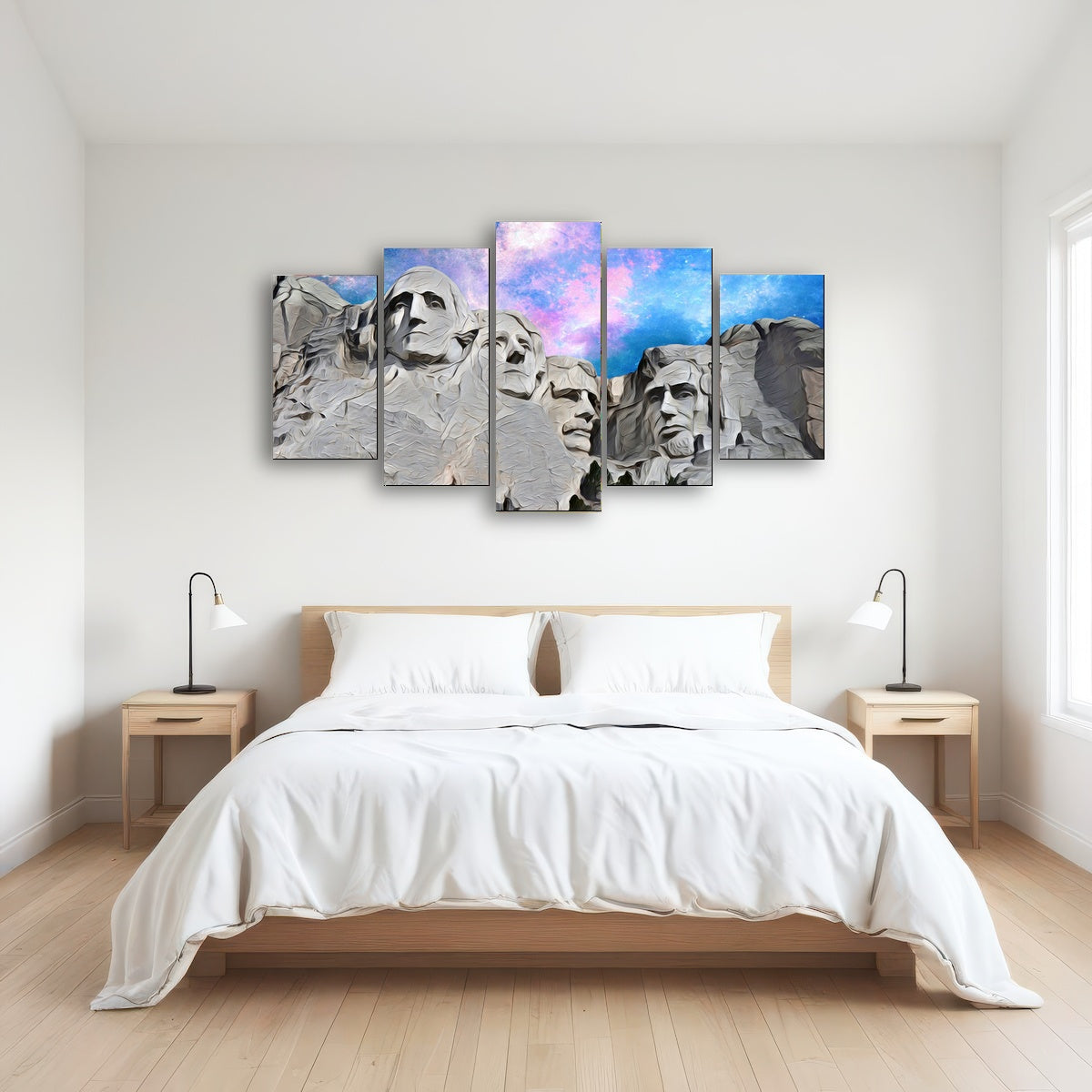 AUTO-MOCKUP ROOM | Mount Rushmore Abstract