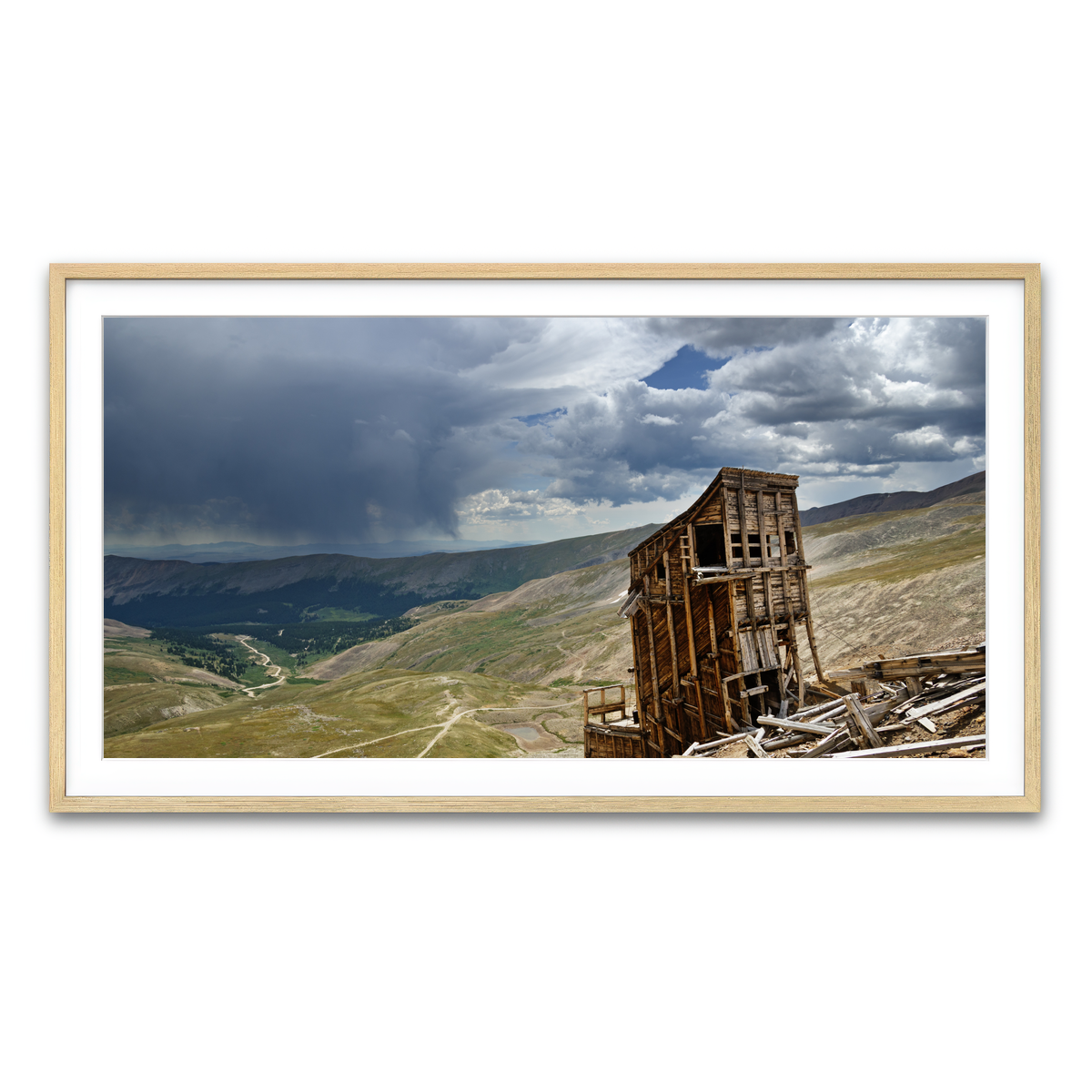 Framed Print 2x1 Natural