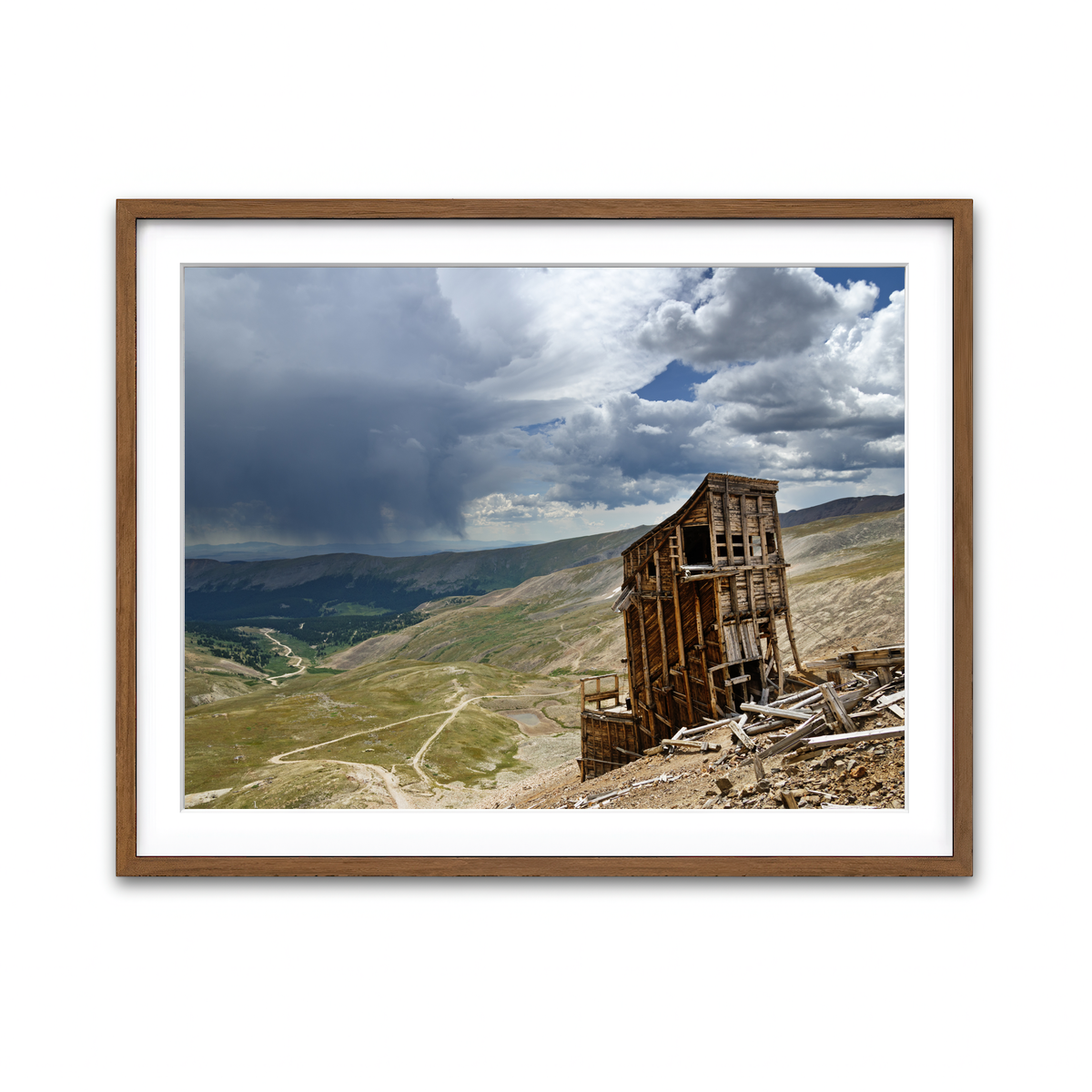 Framed Print 4x3 Walnut