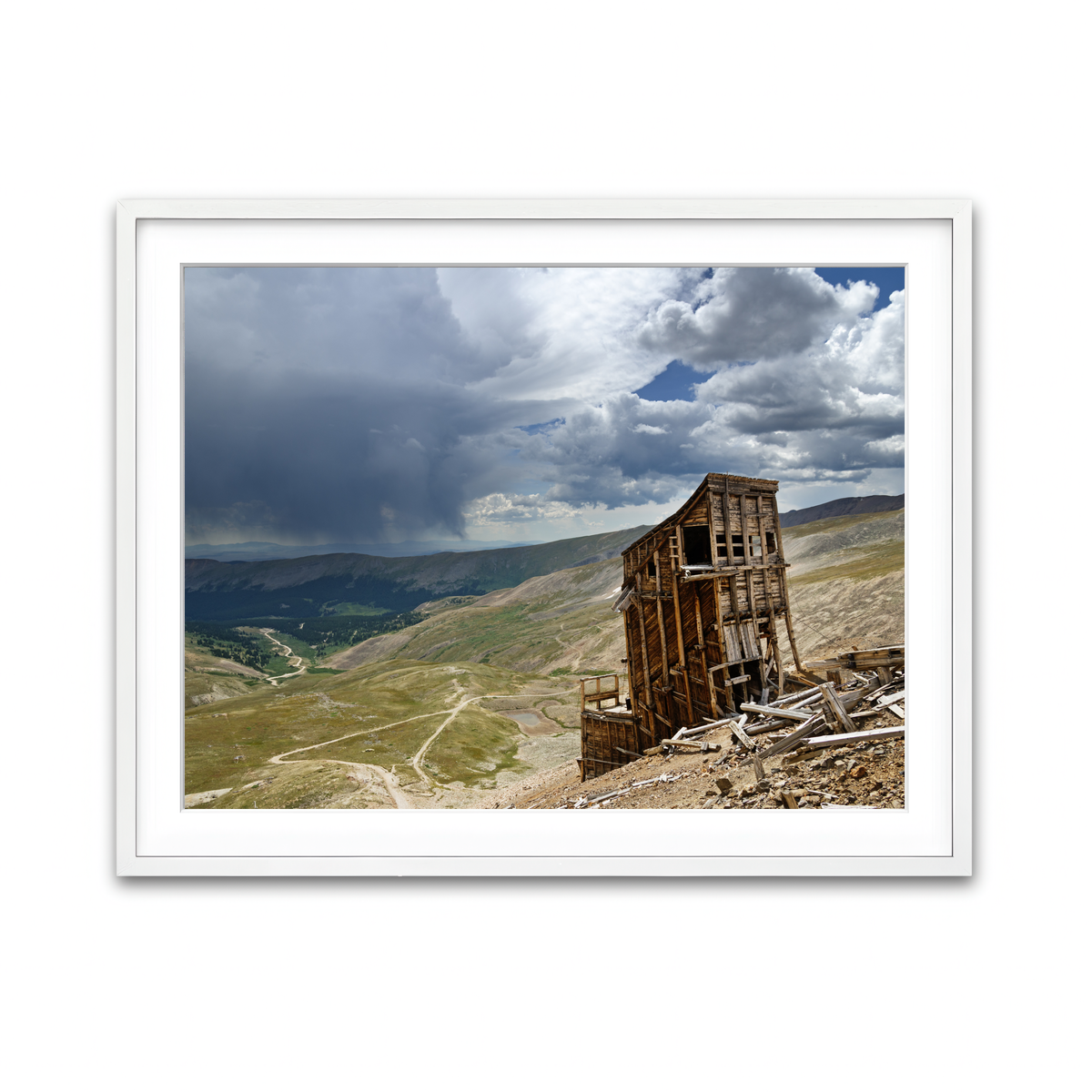 Framed Print 4x3 White