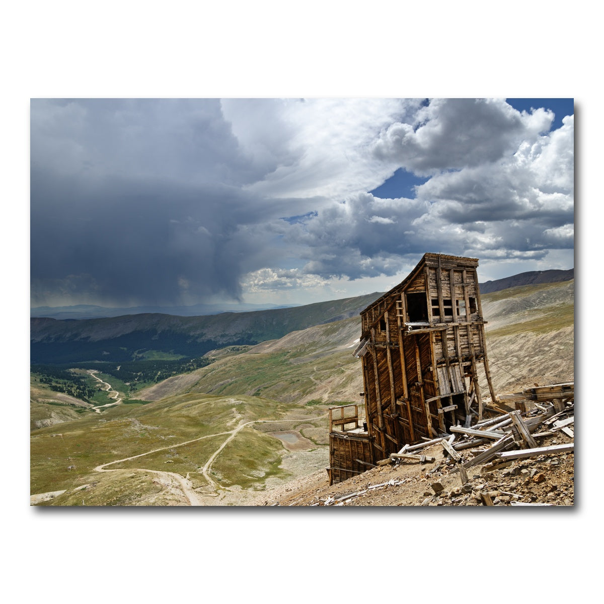 AUTO-MOCKUP WHITE | Mount Sherman Hilltop Mine Ruins | 1 Piece | Gallery Wrap Canvas | group=4x3