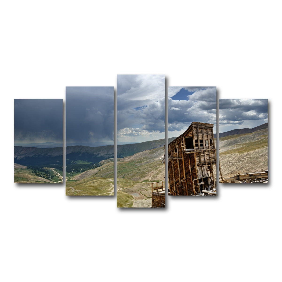 AUTO-MOCKUP WHITE | Mount Sherman Hilltop Mine Ruins | 5 Piece | Gallery Wrap Canvas | group=5_normal