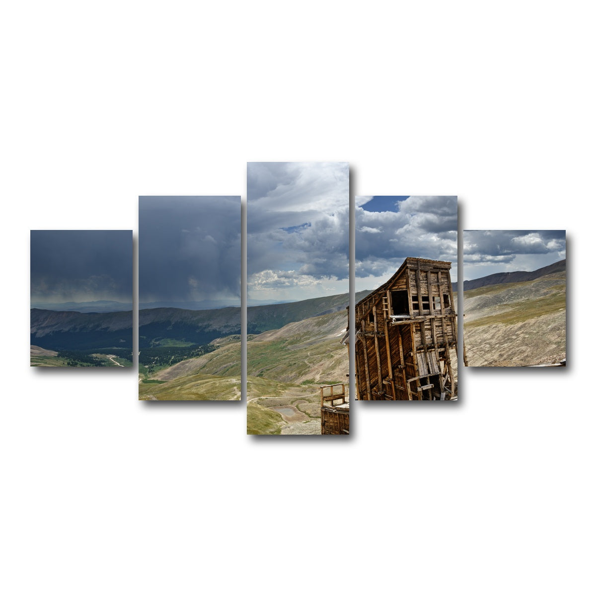 AUTO-MOCKUP WHITE | Mount Sherman Hilltop Mine Ruins | 5 Piece | Gallery Wrap Canvas | group=5_short