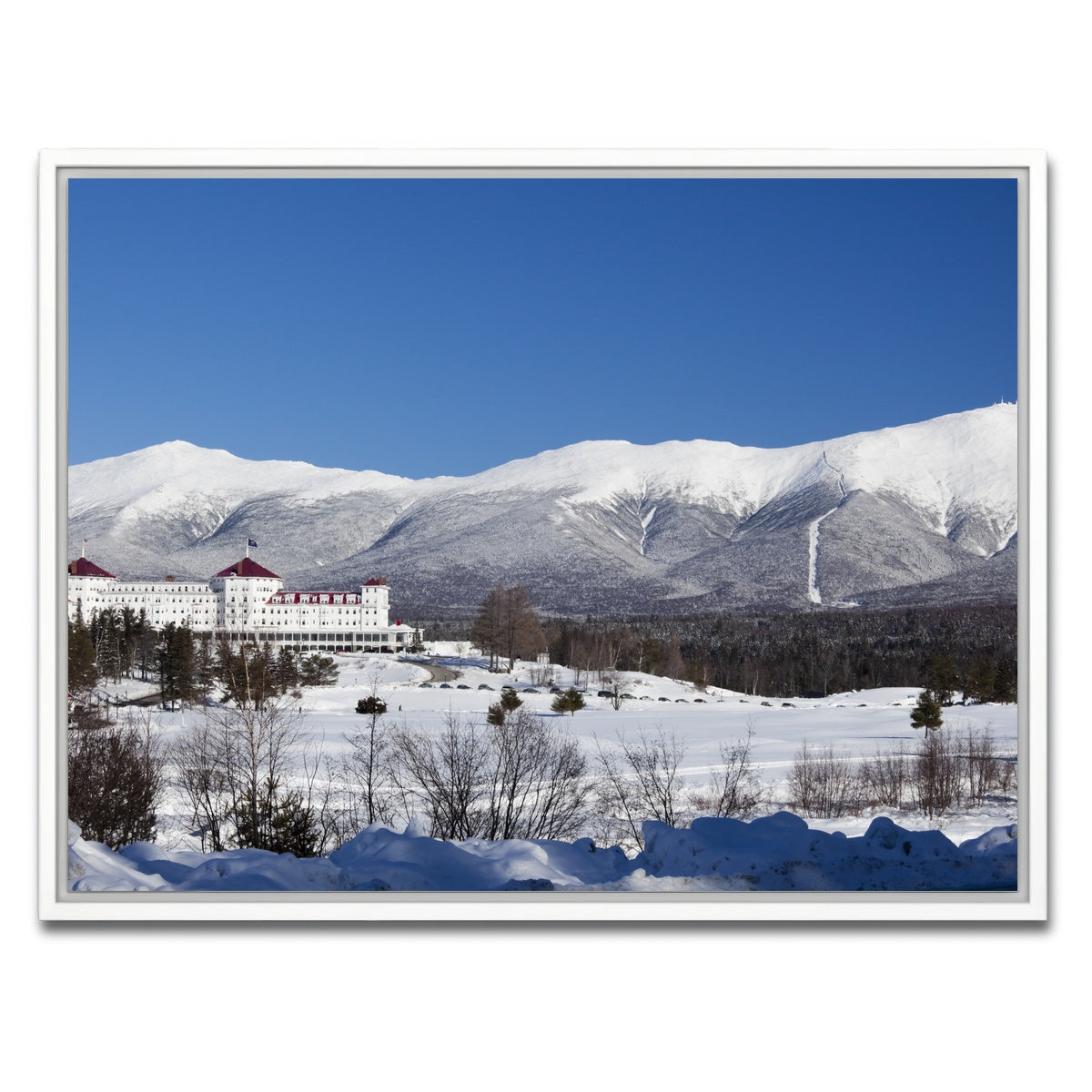 AUTO-MOCKUP WHITE | Mount Washington | 1 Piece | White Framed Canvas | group=4x3