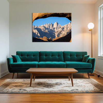 AUTO-MOCKUP ROOM | Mount Whitney through Sandstone Archway