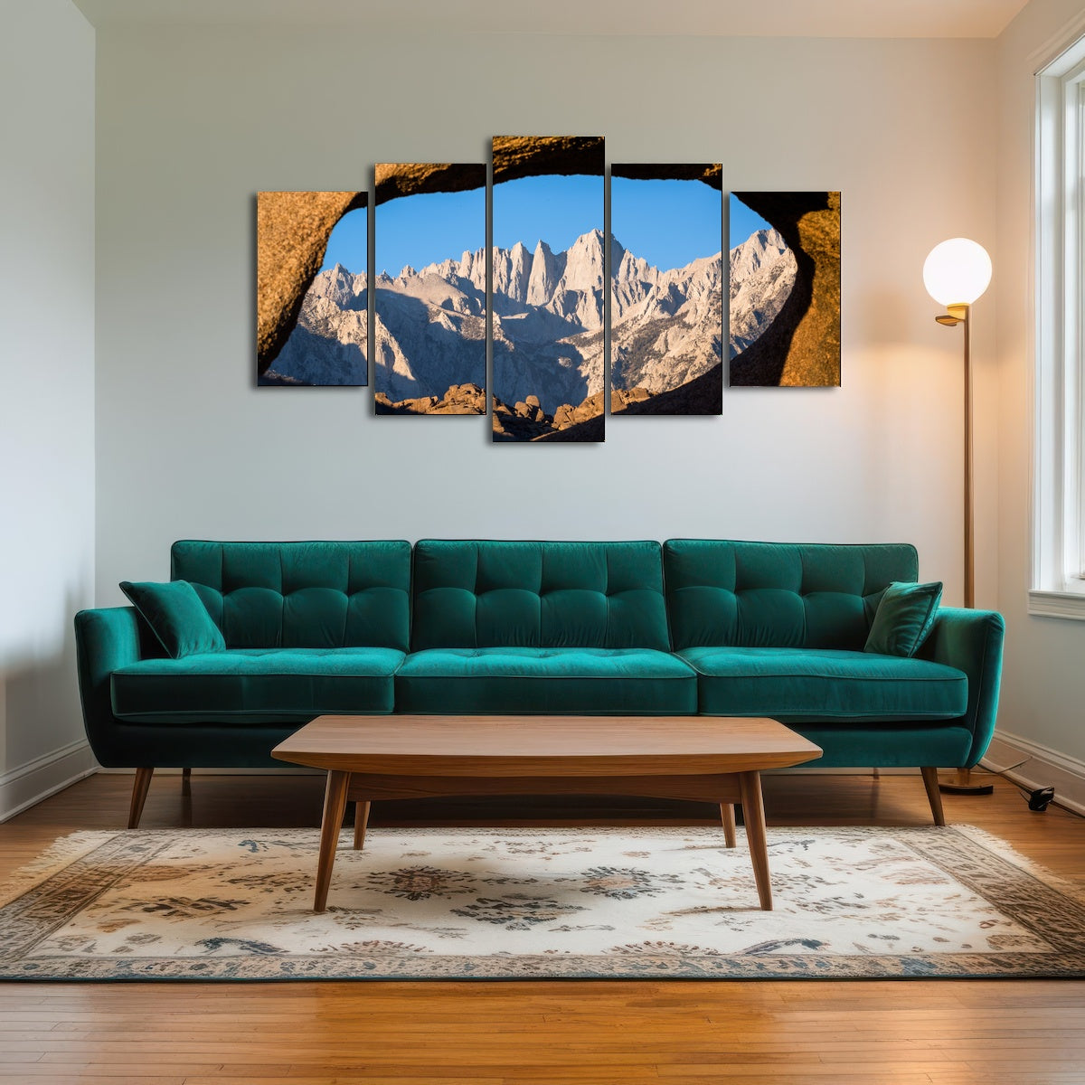 AUTO-MOCKUP ROOM | Mount Whitney through Sandstone Archway