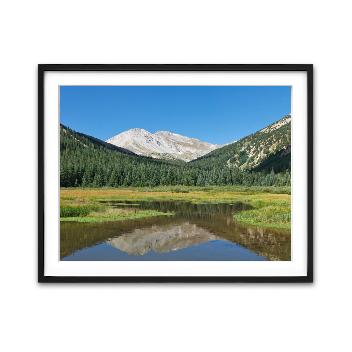 Framed Print 4x3 Black