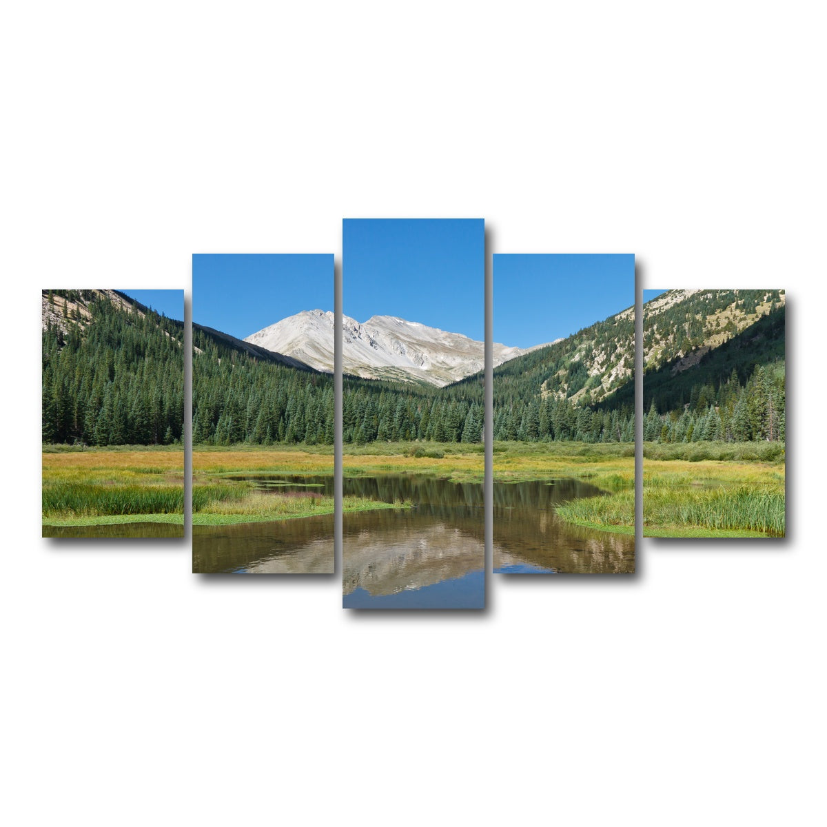 AUTO-MOCKUP WHITE | Mount Yale | 5 Piece | Gallery Wrap Canvas | group=5_normal