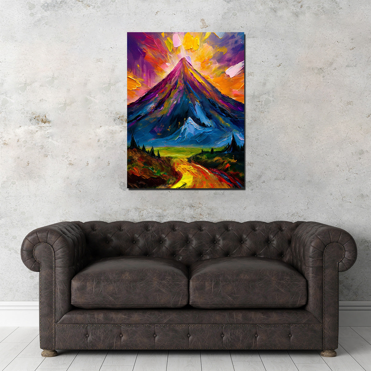 Mountain Painting Wall Art