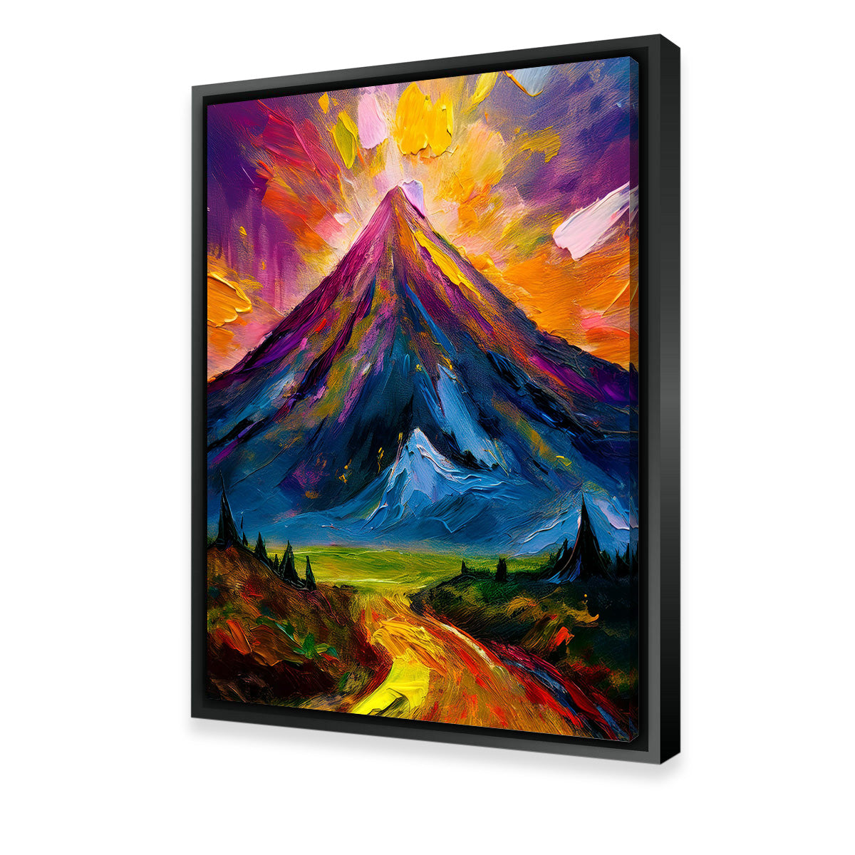 Mountain Painting Wall Art