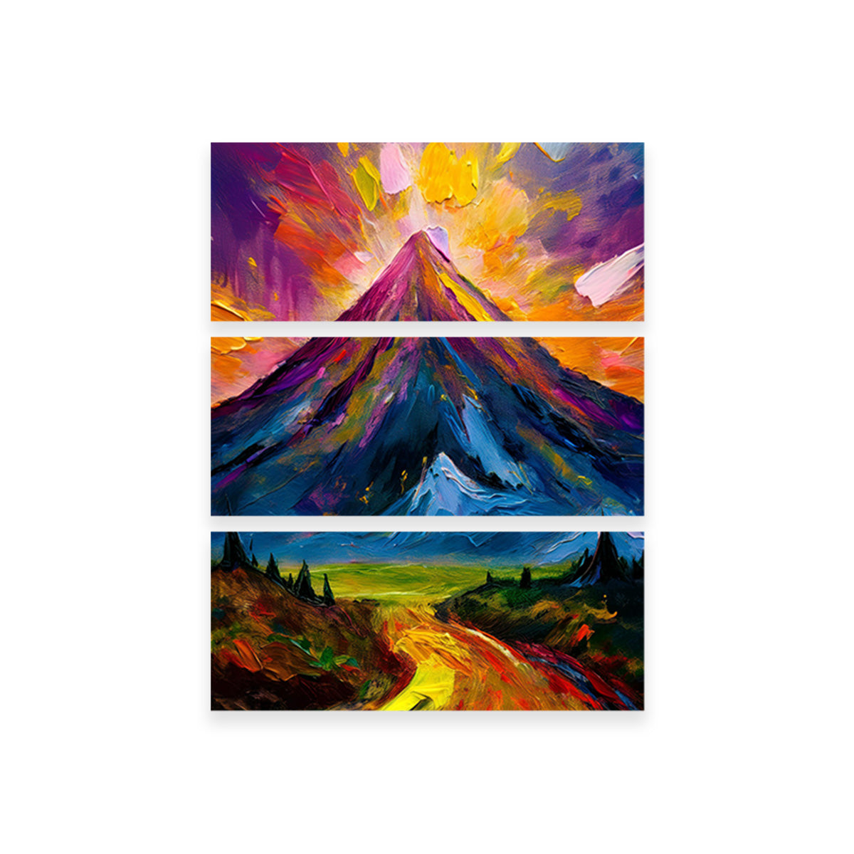 Mountain Painting Wall Art