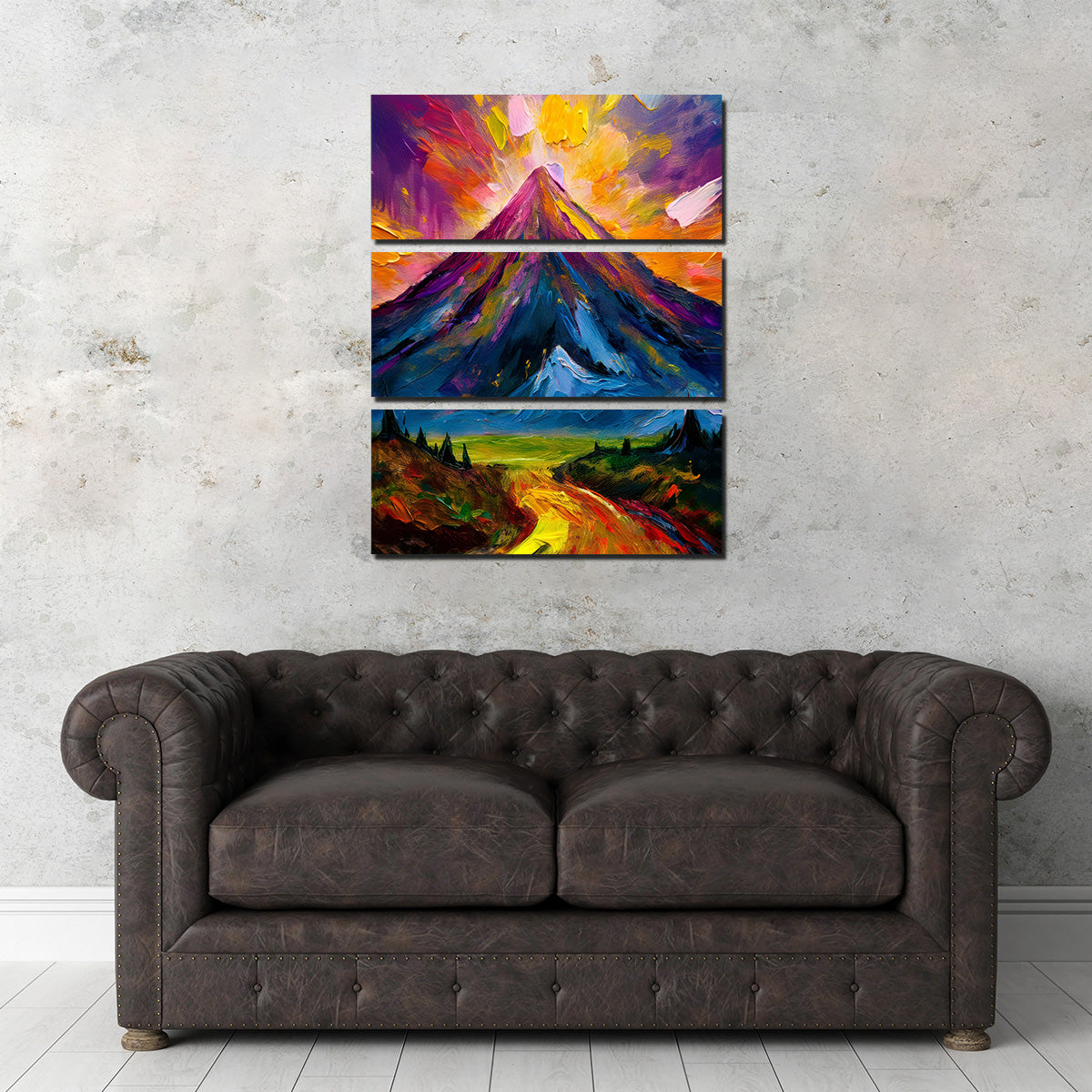 Mountain Painting Wall Art