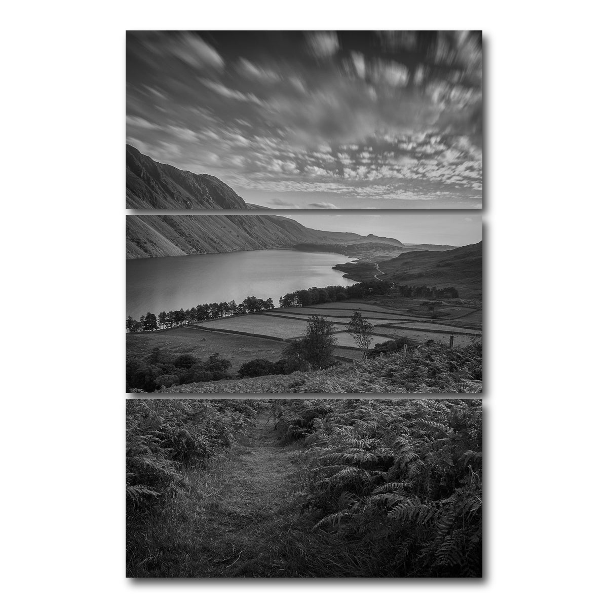 AUTO-MOCKUP WHITE | Mountain Fields | 3 Piece | Gallery Wrap Canvas | group=12x24_stacked