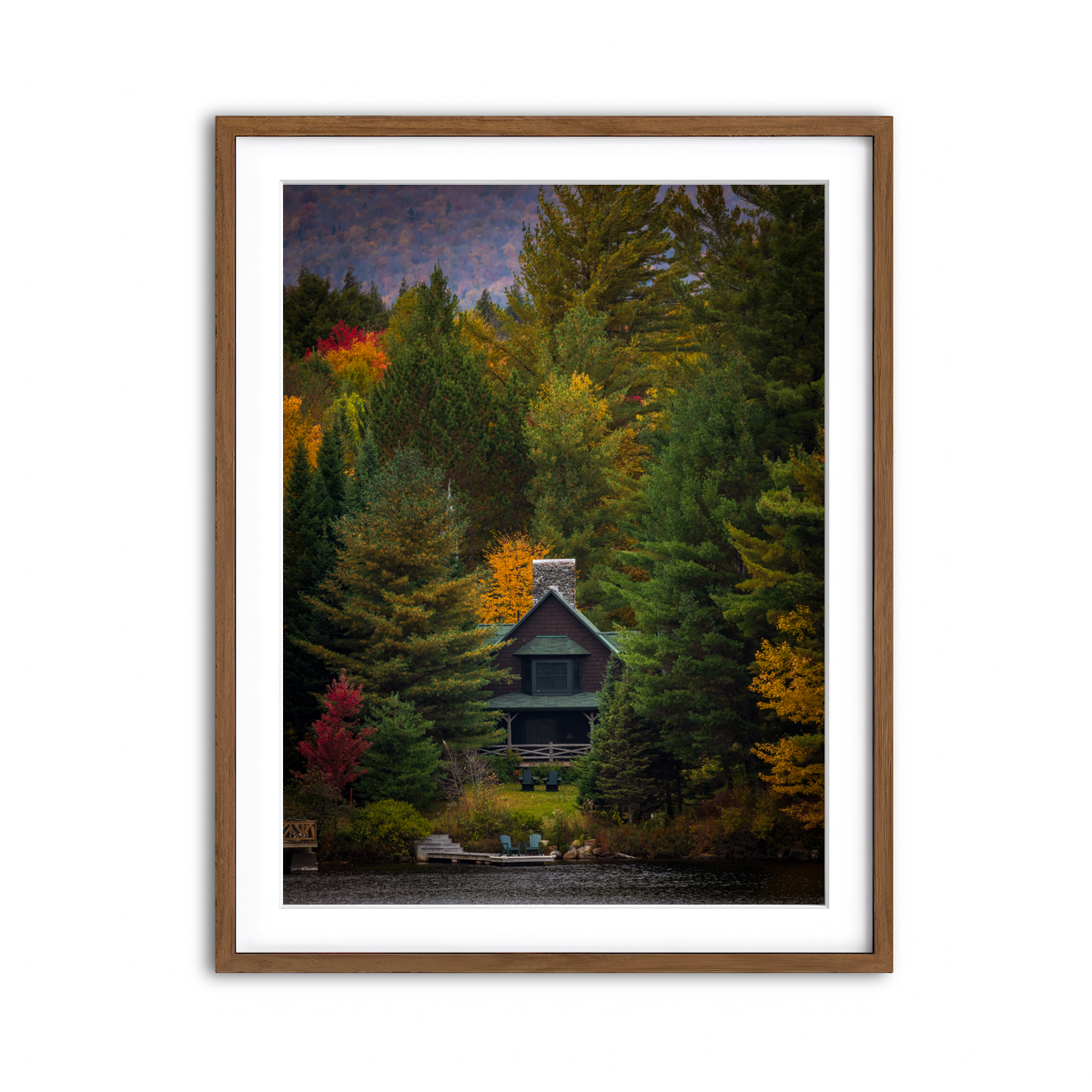 Framed Print 3x4 Walnut
