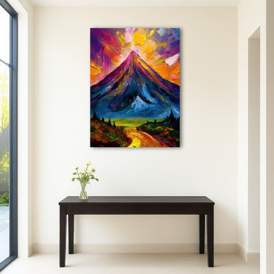 AUTO-MOCKUP ROOM | Mountain Painting