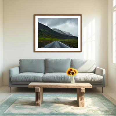 AUTO-MOCKUP ROOM | Mountain Road Wall Art