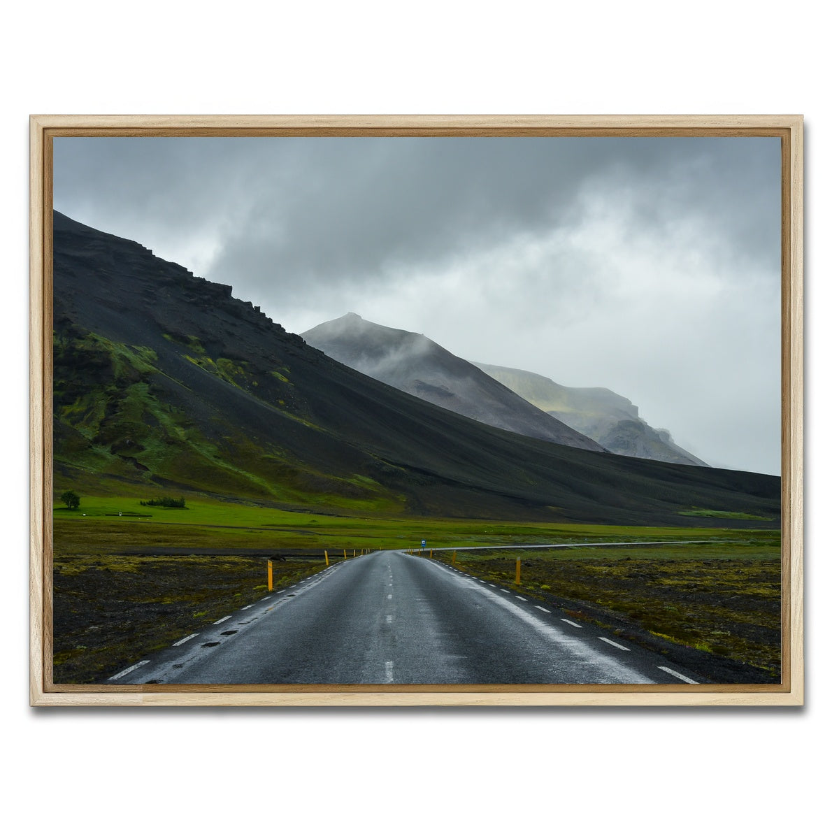 AUTO-MOCKUP WHITE | Mountain Road | 1 Piece | Natural Framed Canvas | group=4x3