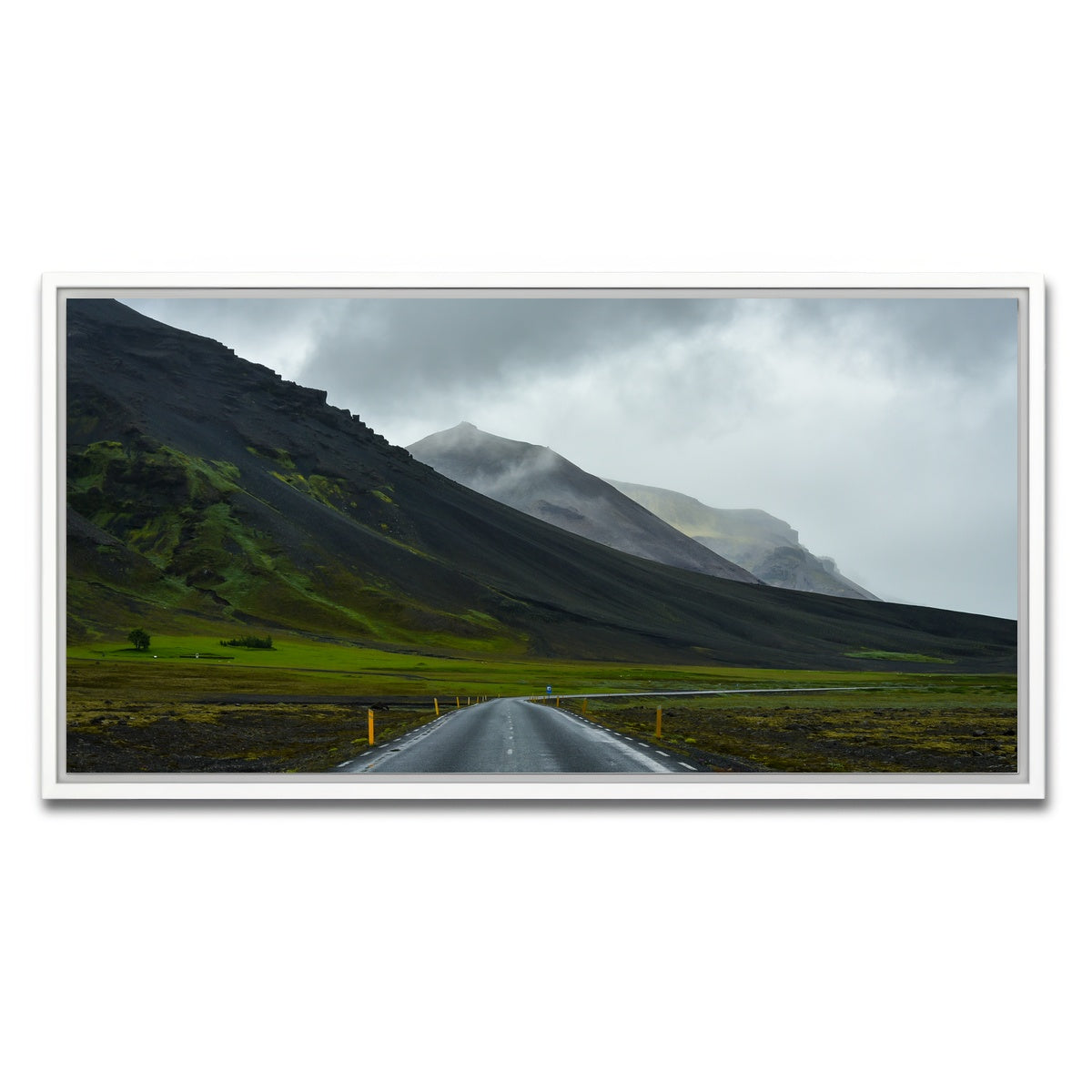 AUTO-MOCKUP WHITE | Mountain Road | 1 Piece | White Framed Canvas | group=2x1