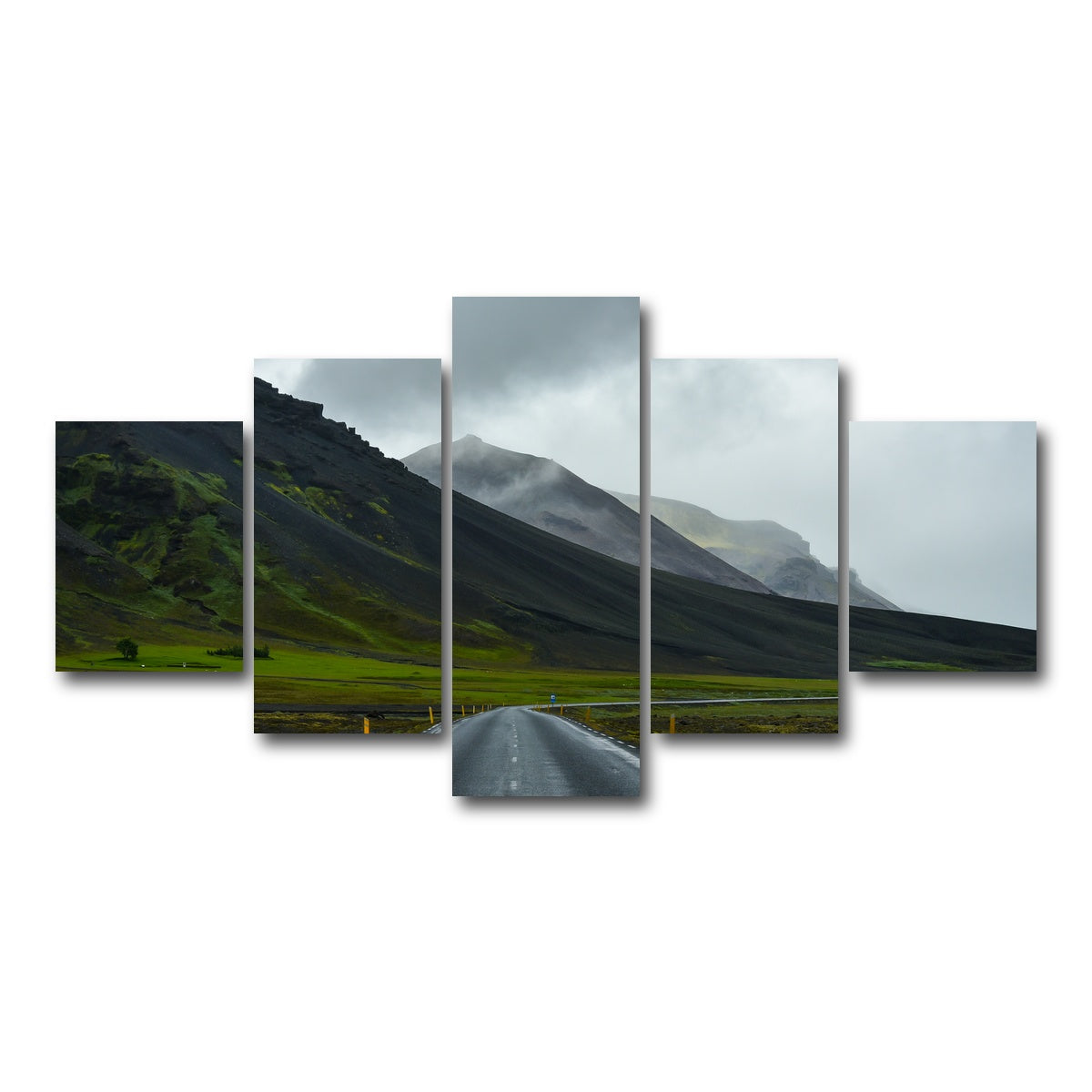 AUTO-MOCKUP WHITE | Mountain Road | 5 Piece | Gallery Wrap Canvas | group=5_short
