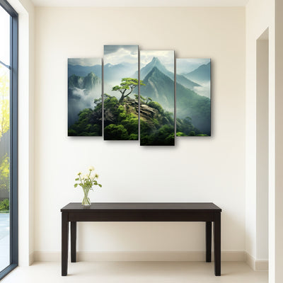 AUTO-MOCKUP ROOM | Mountain top scenery