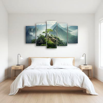 AUTO-MOCKUP ROOM | Mountain top scenery