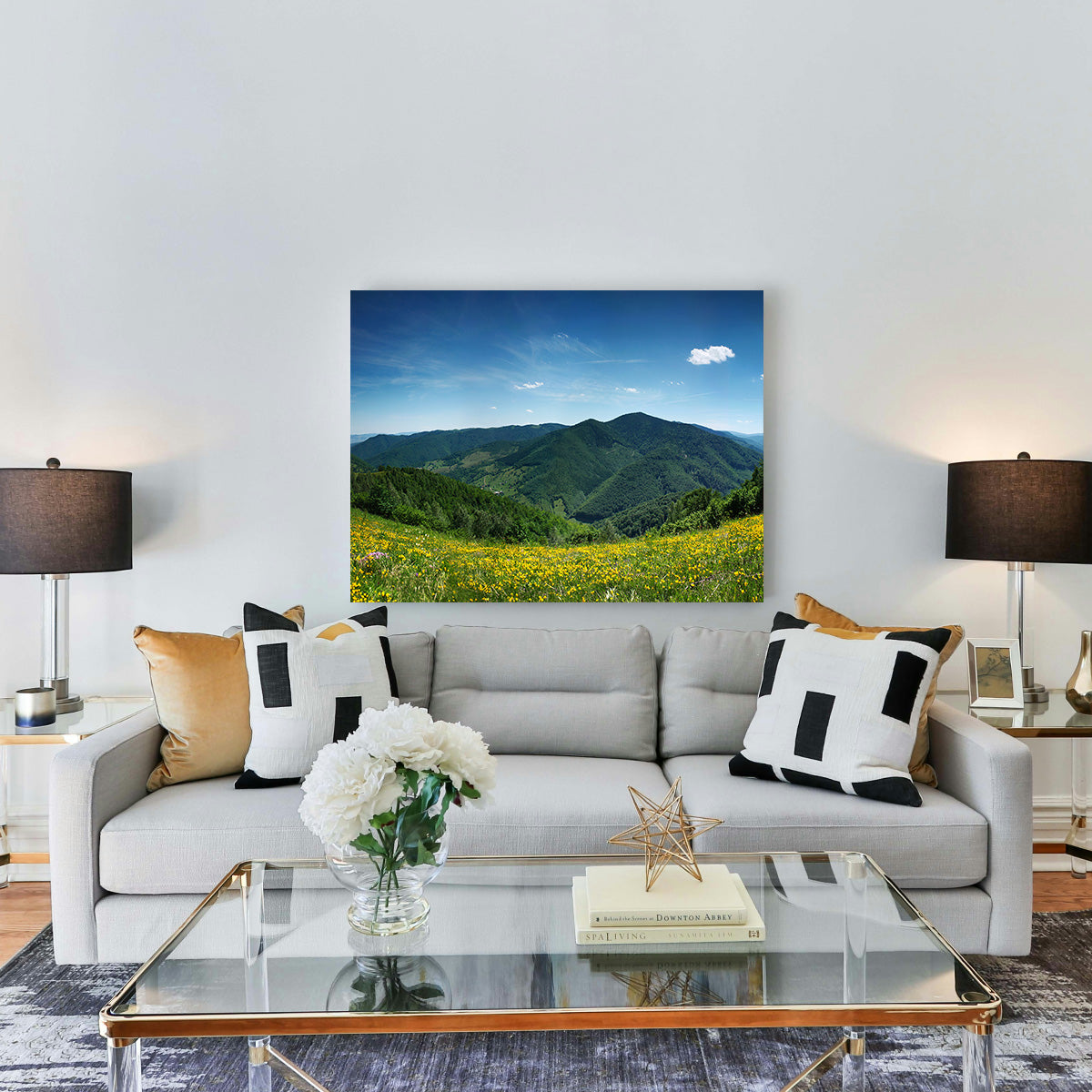 Mountain Landscape Panorama Wall Art