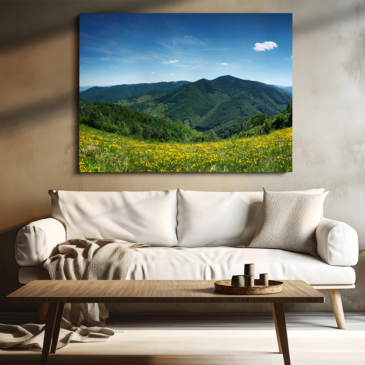 Mountain Landscape Panorama Wall Art