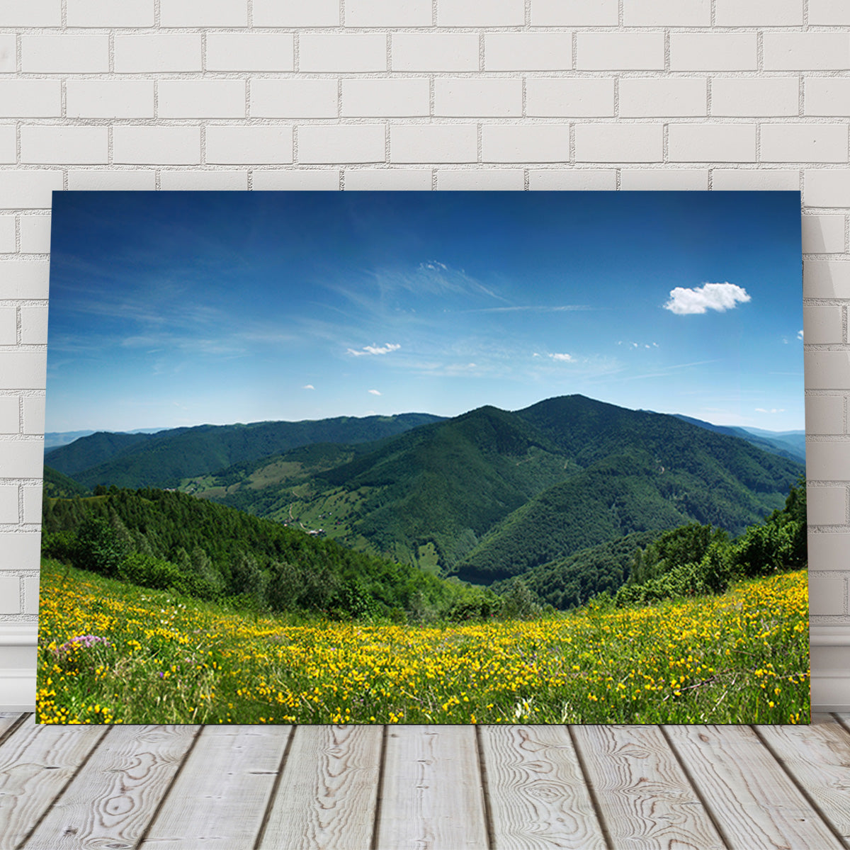 Mountain Landscape Panorama Wall Art