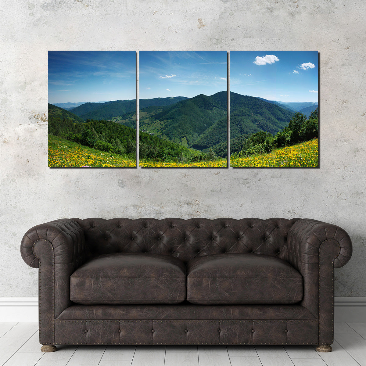 Mountain Landscape Panorama Wall Art