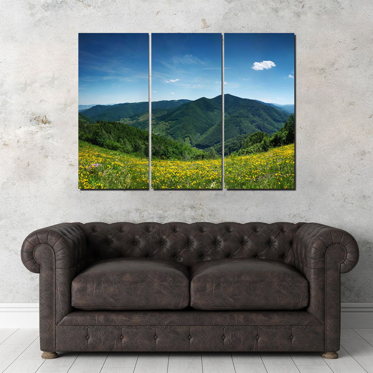 Mountain Landscape Panorama Wall Art