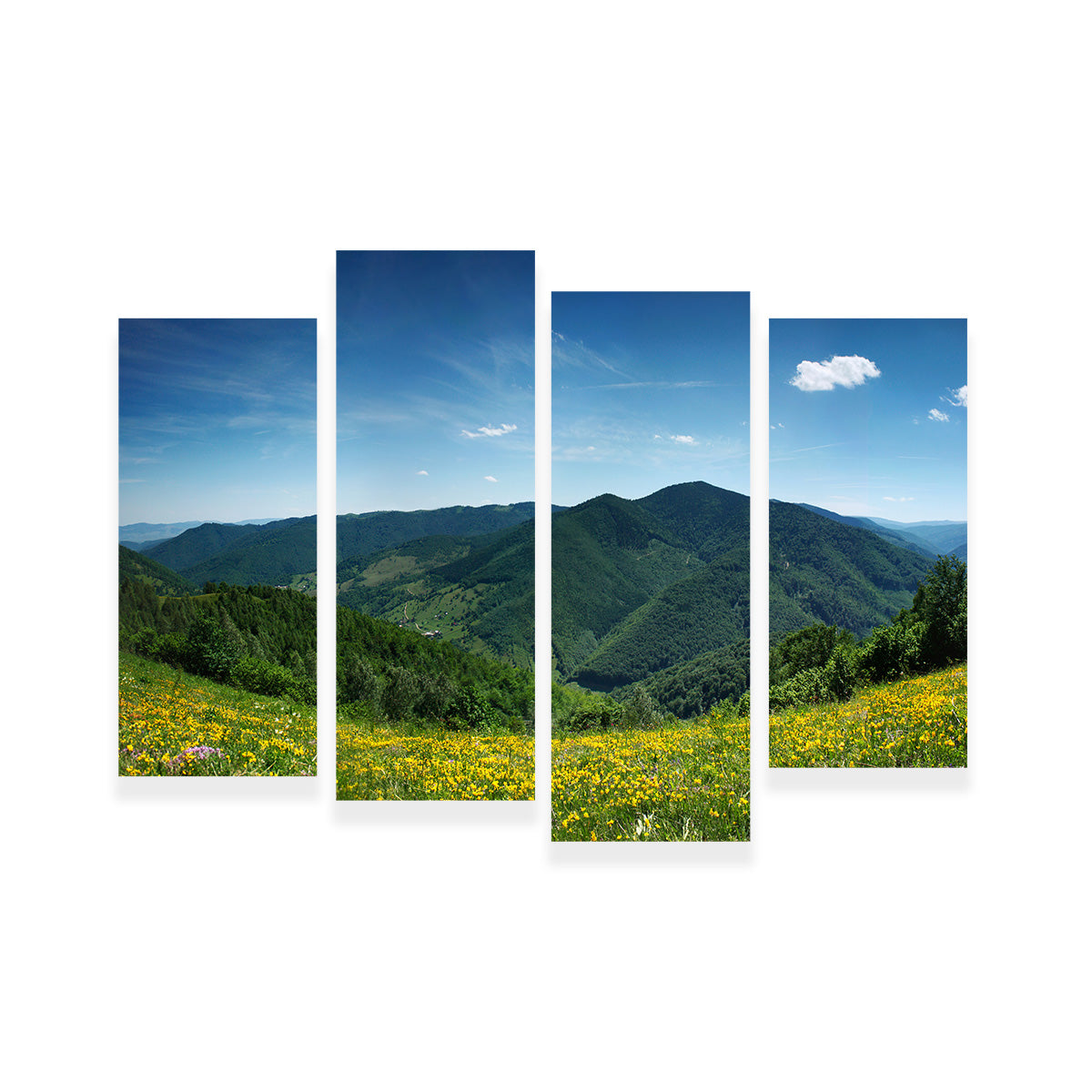 Mountain Landscape Panorama Wall Art