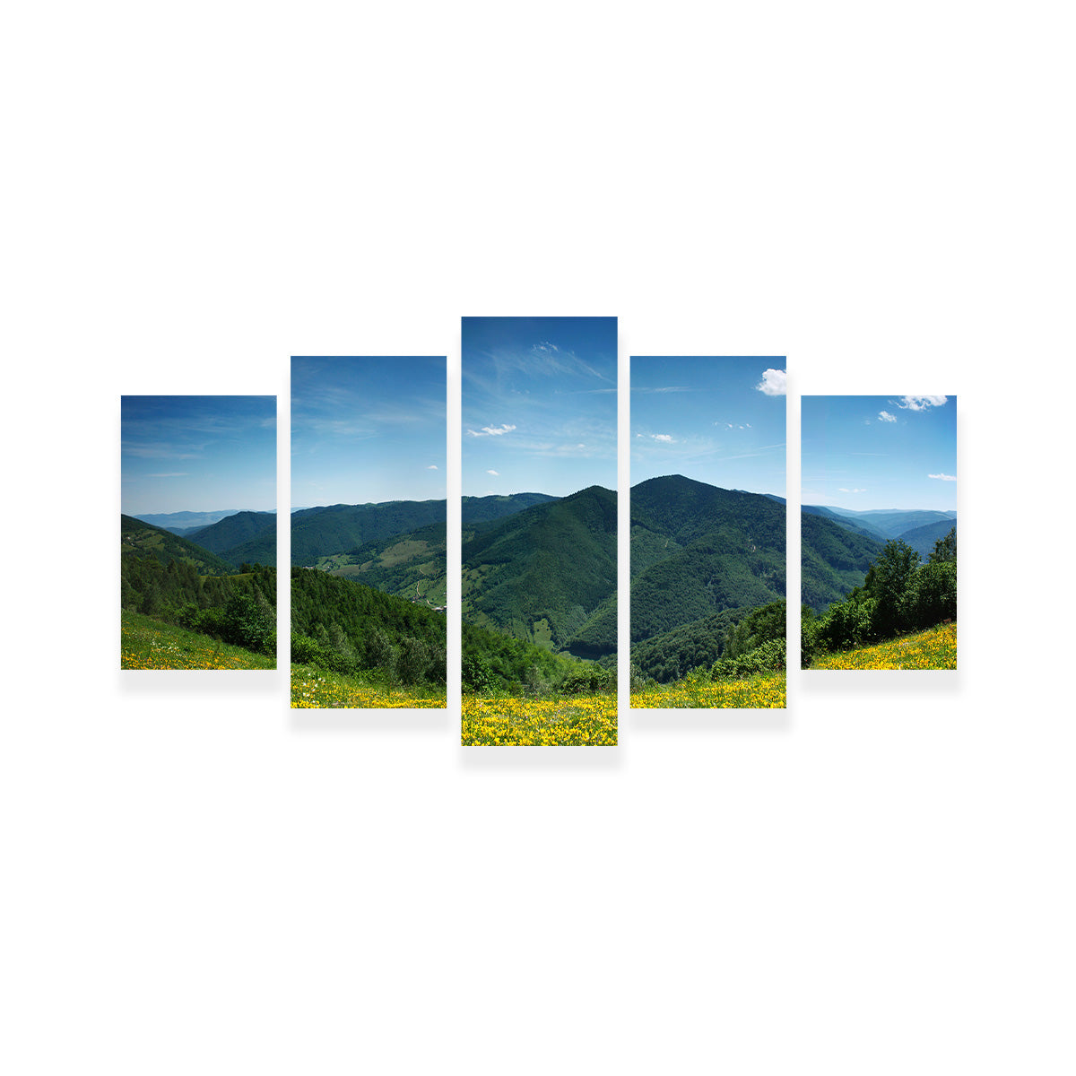 Mountain Landscape Panorama Wall Art