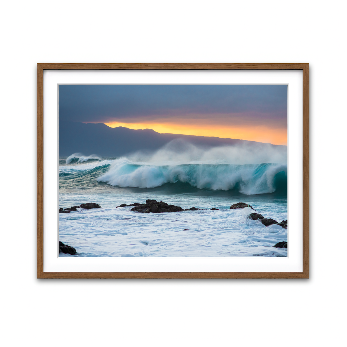 Framed Print 4x3 Walnut