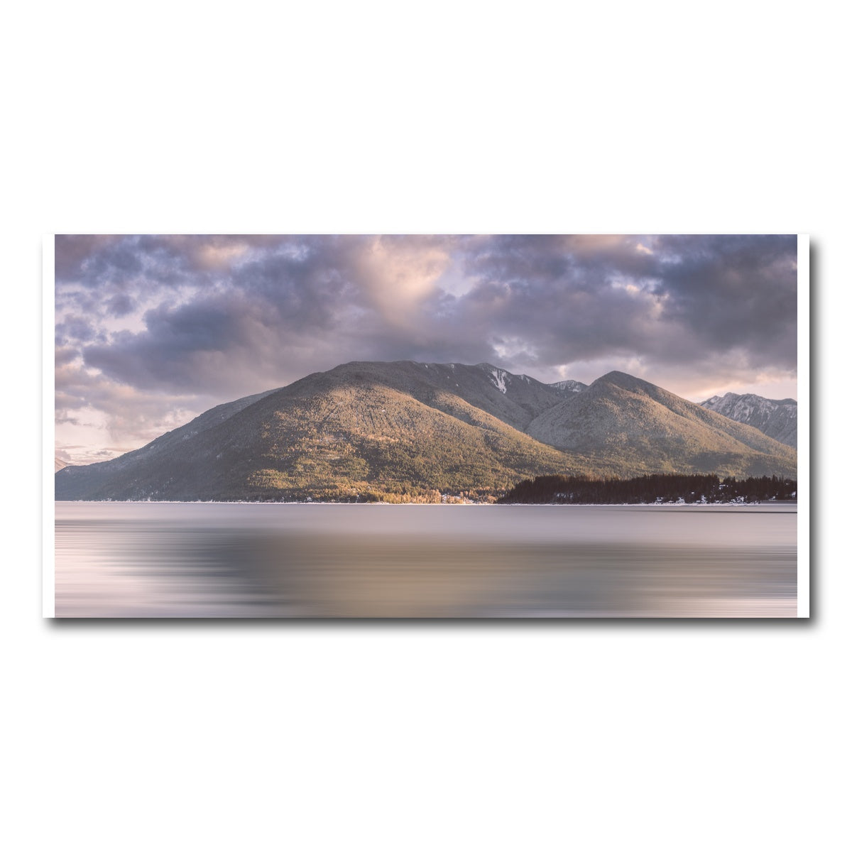 AUTO-MOCKUP WHITE | Mountains of Queens Bay | 1 Piece | Gallery Wrap Canvas | group=2x1