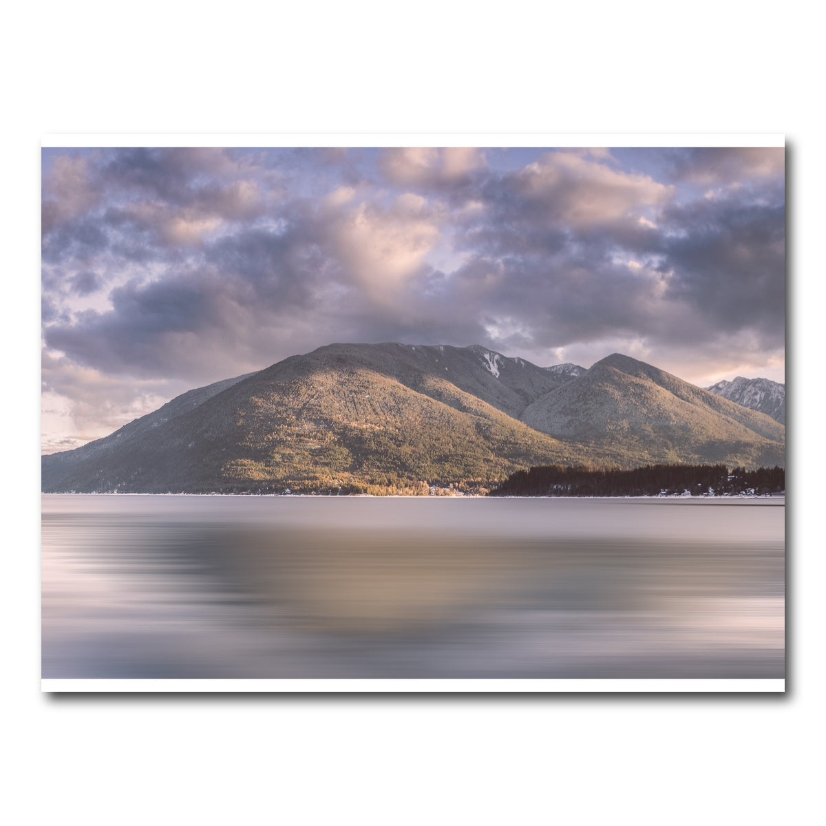 AUTO-MOCKUP WHITE | Mountains of Queens Bay | 1 Piece | Gallery Wrap Canvas | group=4x3