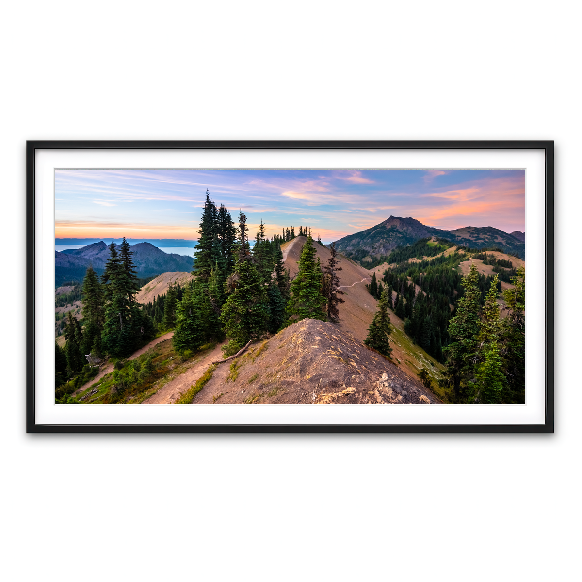 Framed Print 2x1 Black