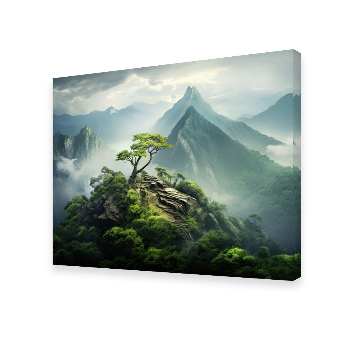 Mountain Top Scenery Wall Art