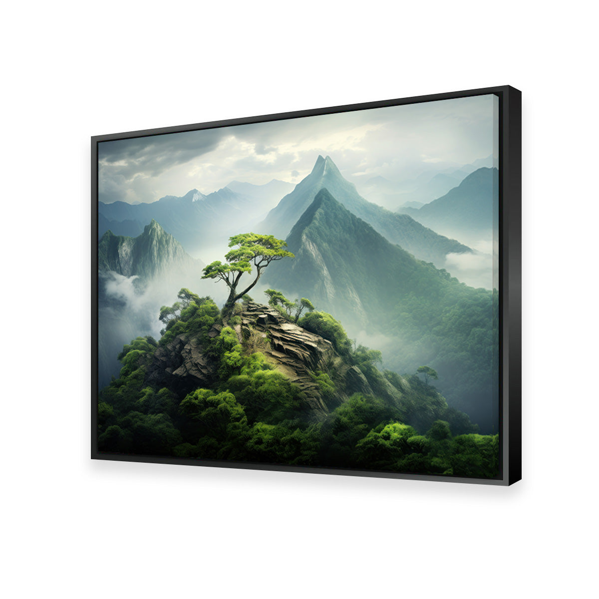 Mountain Top Scenery Wall Art