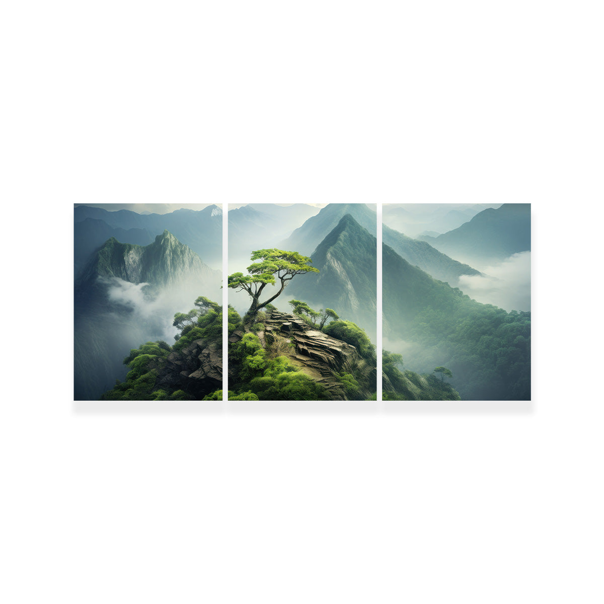 Mountain Top Scenery Wall Art