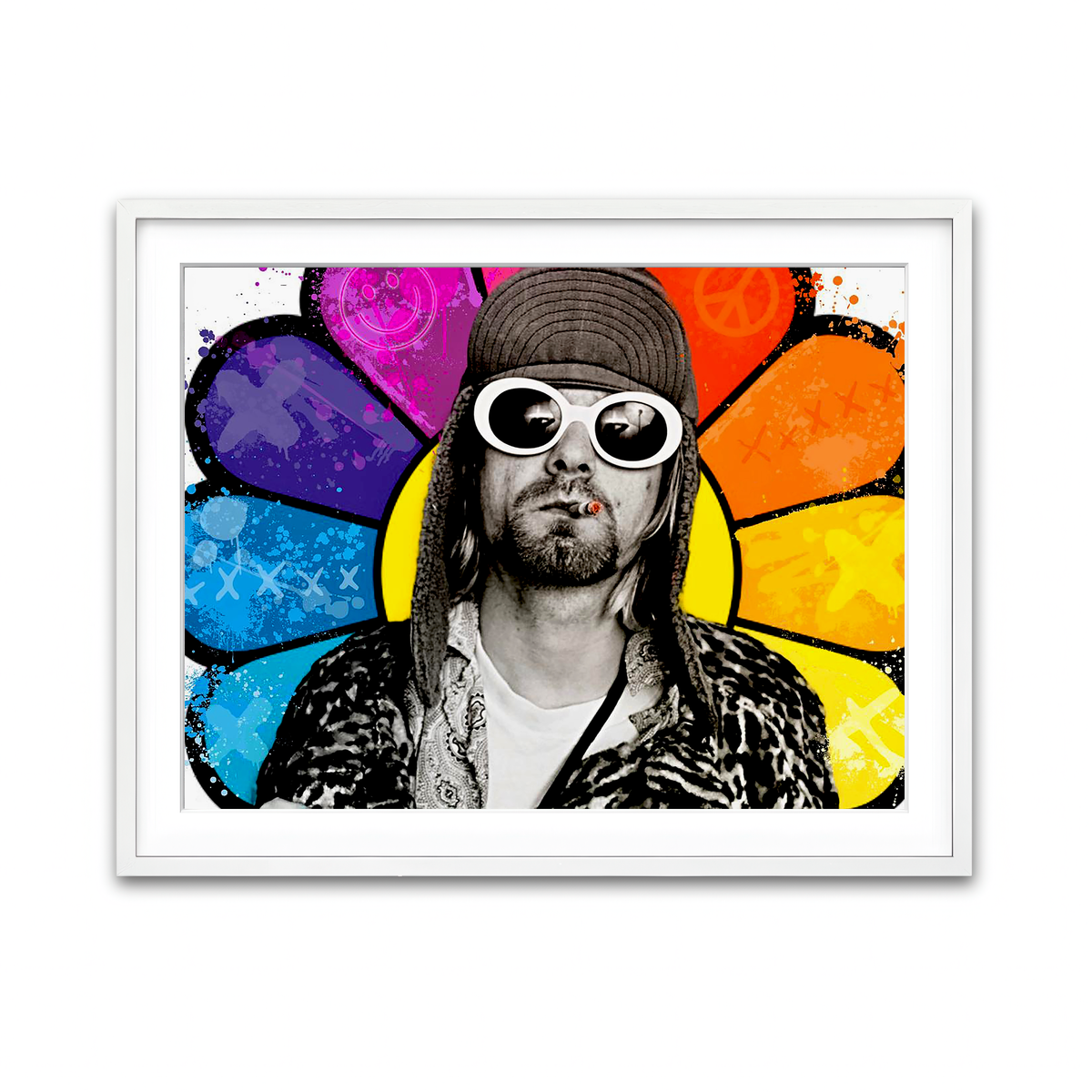 Framed Print 4x3 White