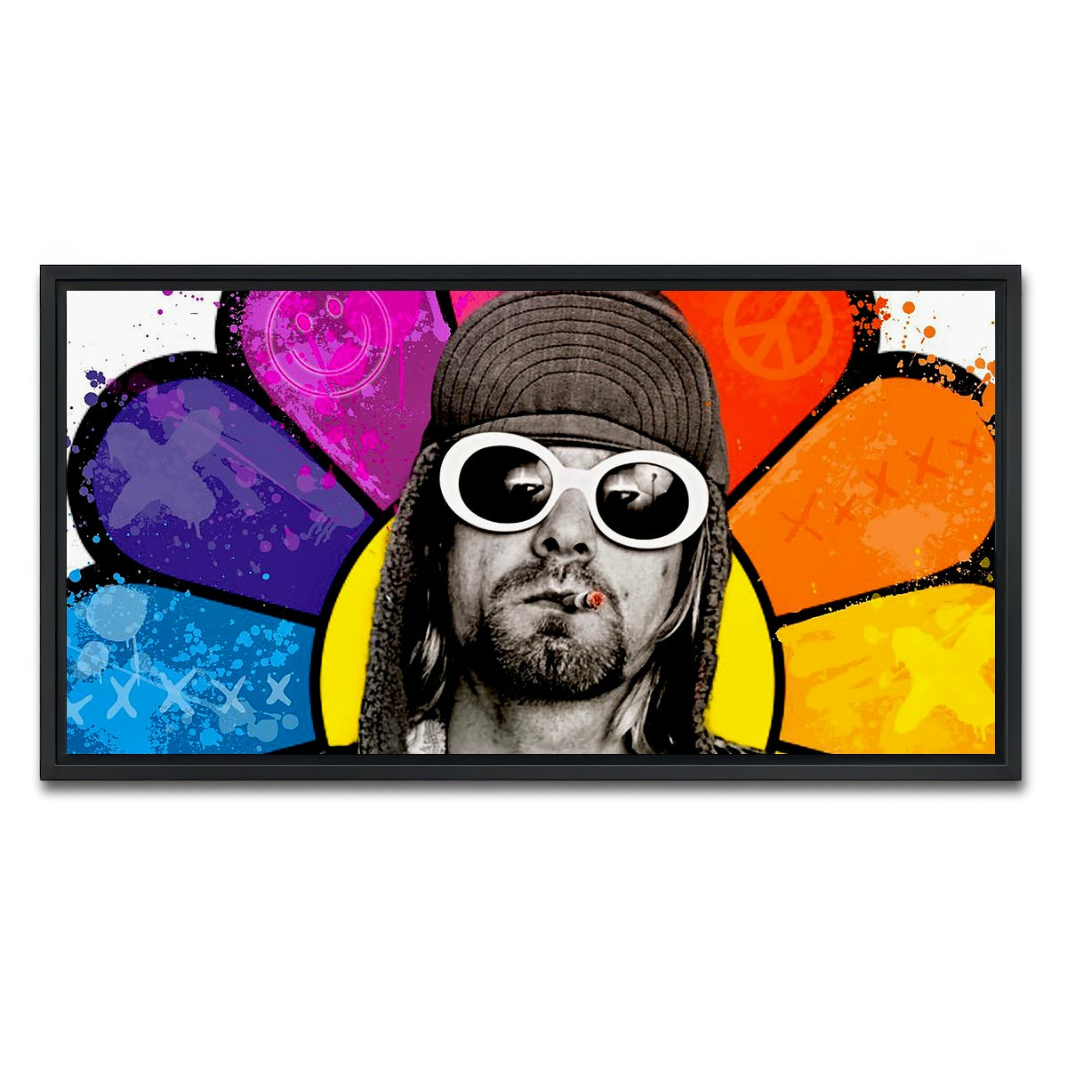 AUTO-MOCKUP WHITE | Mr. Cobain | 1 Piece | Black Framed Canvas | group=2x1