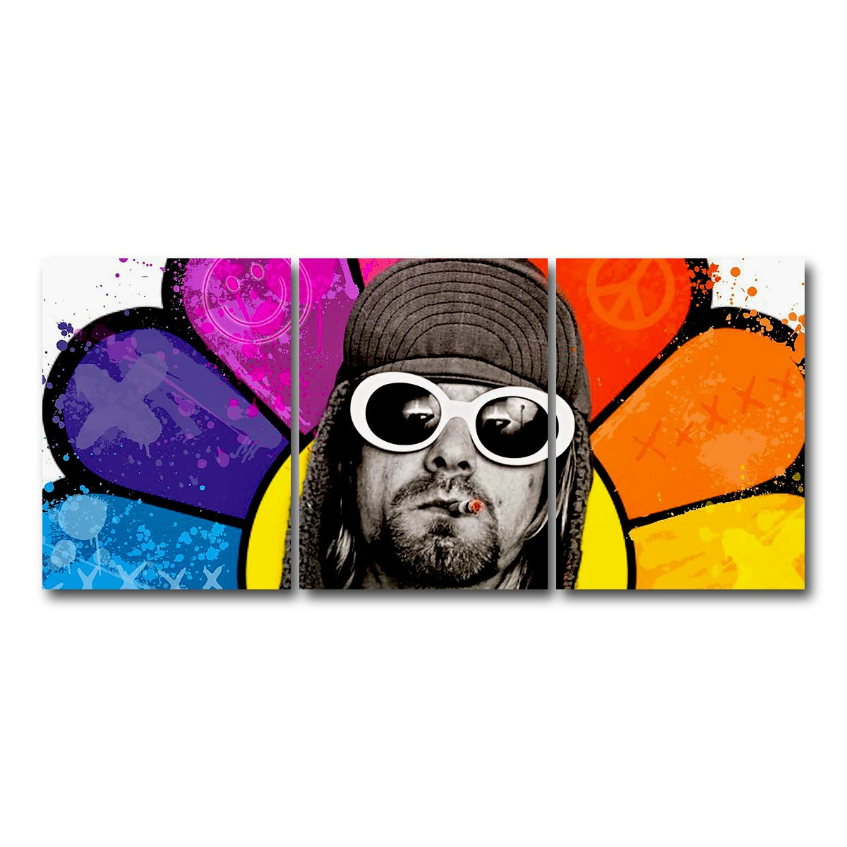 AUTO-MOCKUP WHITE | Mr. Cobain | 3 Piece | Gallery Wrap Canvas | group=18x24