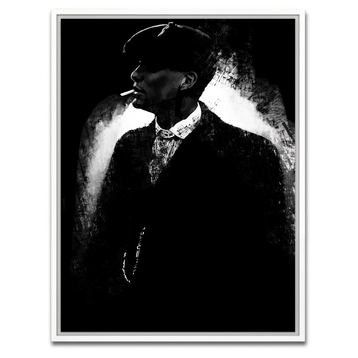 AUTO-MOCKUP WHITE | Mr. Shelby | 1 Piece | White Framed Canvas | group=3x4