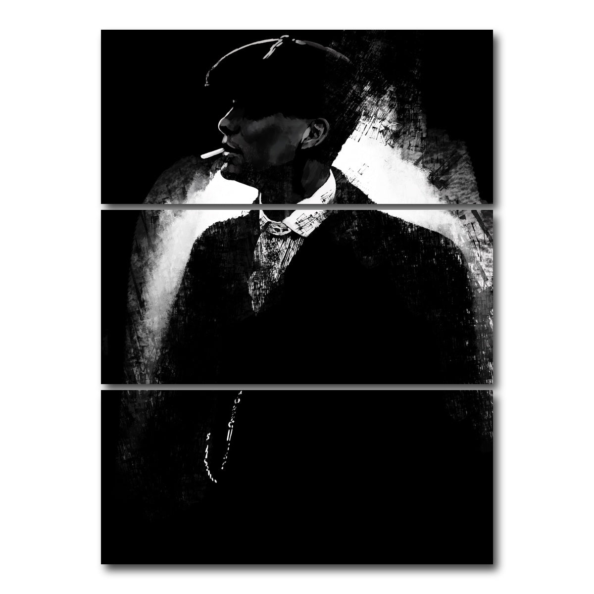 AUTO-MOCKUP WHITE | Mr. Shelby | 3 Piece | Gallery Wrap Canvas | group=8x18_stacked