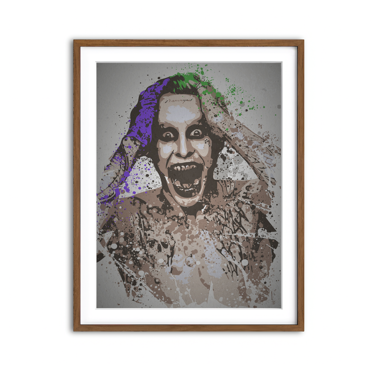 Framed Print 3x4 Walnut